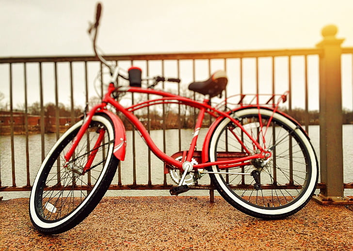pyörä, Polkupyörä, urheilu, Polkupyöräily, toiminta, Lifestyle, Sunset