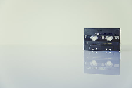 kassette, kassettebånd, musik, post, retro, lyd, tape