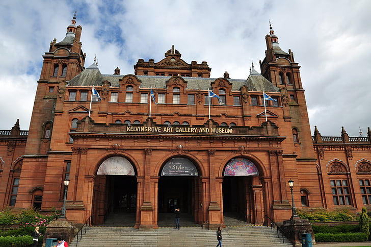 Kelvingrove, museo, Kuvagalleria, taiteen kansallisgalleria, muistomerkki, Glasgow, Matkailu