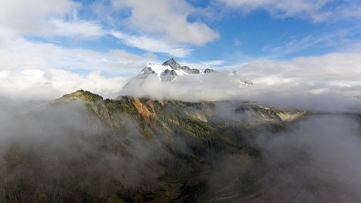 nature, landscape, mountain, clouds, sky, travel, adventure