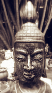 estátua, Vietnamita, cultura, Vietname, Ásia, Indochina, escultura