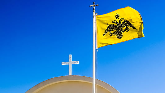 Bizâncio, Bandeira, Brasão de armas, símbolo, Águia de duas cabeças, Bandeira, Igreja Ortodoxa