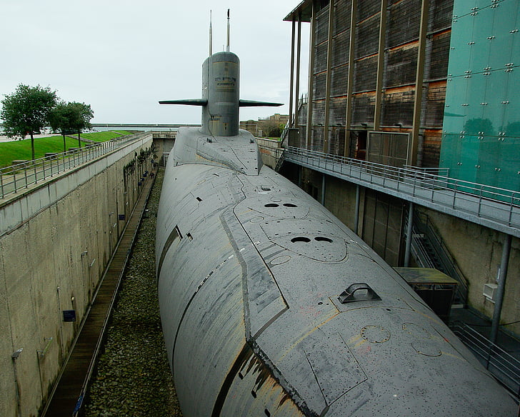 Normandija, Cherbourg, podmornica, jedrske, industrija
