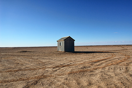 Austràlia, desert de, cabina, casa, escena rural, l'agricultura, granja