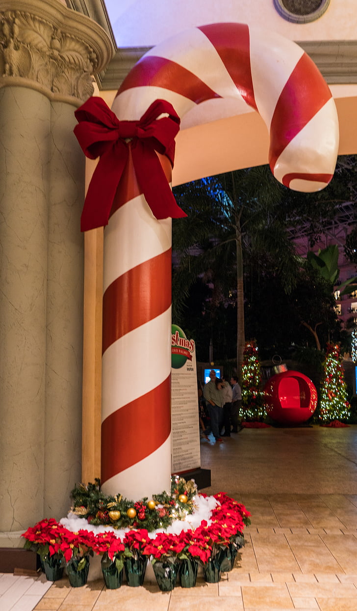 canya gran caramel, decoració, festiu, vermell, vacances, Nadal, dolç