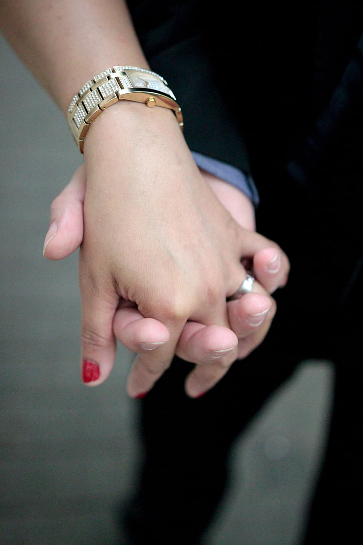 Vestuvės, Vestuvinis žiedas, meilė, santuoka, bažnyčia, prieš, Laikykite rankas