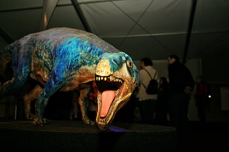 dinozauras, modelis, pėdos, dantų, urtier, replika, mėsėdžiams