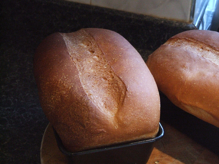 kruh, kruhova, pečenje, štruca, svježe, hrana, pšenica