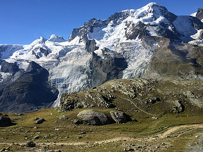 Alpine, Swiss, alam, Matterhorn, salju, Zermatt, Selatan