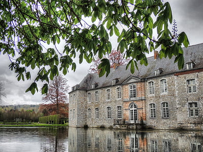 Chateau, slott, Manor, Chateau, arkitektur, historia, floden