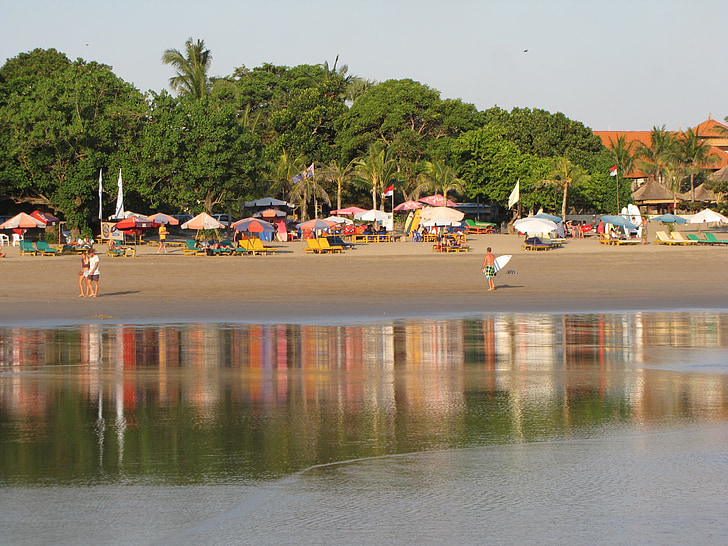 spiaggia, Indonesia, riflessione