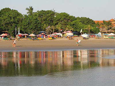 platja, Indonèsia, reflexió