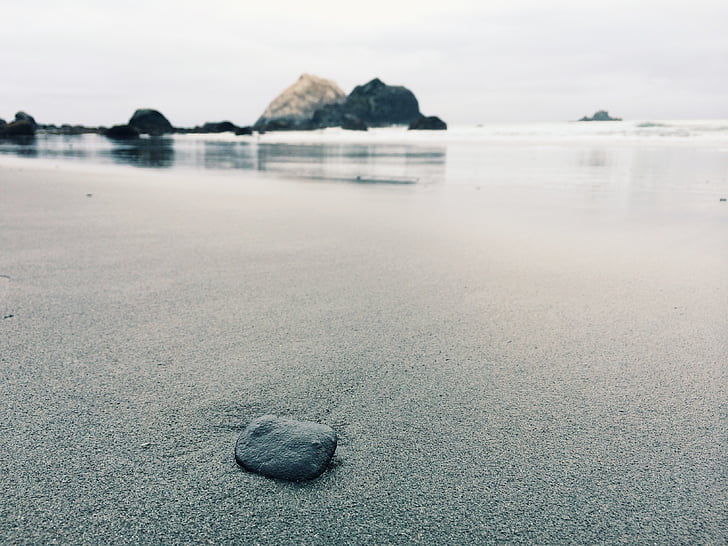 Beach, blur, Suurendus:, loodus, Ocean, Pebble, kivid