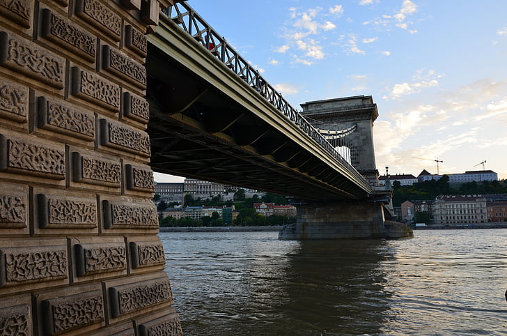 Ponte Széchenyi Lánchíd, Danúbio, Budapest, ponte