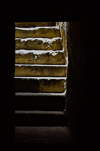 merdiven, ışık, merdiven, St solomoni yeraltı mezarlığı, Paphos, Kıbrıs, anıt