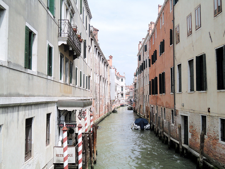 venice, venezia, waterway, italy, old houses, water