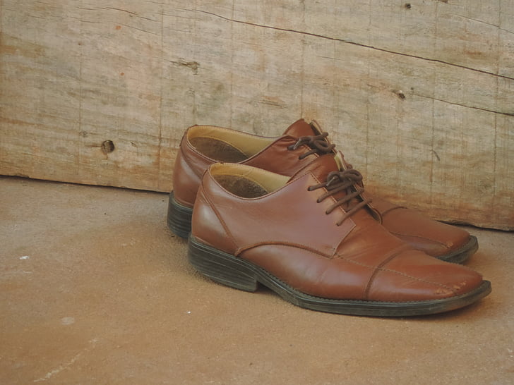 zapato viejo, zapato marrón, zapato, moda, ropa, par, hombres