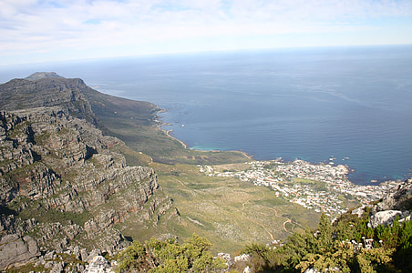 Tabela gorskih, Južna Afrika, obala