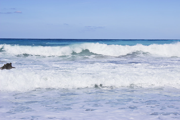 mar, azul, Océano, agua, naturaleza, verano, Playa
