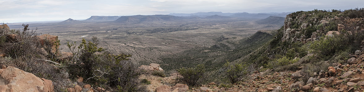 Panorama, vallée de la désolation, réserve naturelle, Afrique du Sud, voyage, Tourisme, montagnes