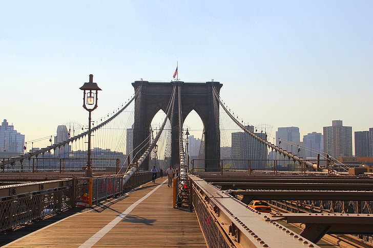 Most, burklin, cestování, New york