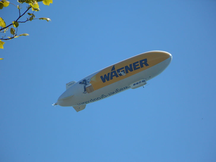 Zeppelin, airshipen, Float, flyg ballong, Sky