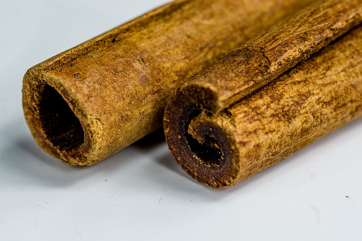 cinnamon, the whole, macro, detail, pepper, brown, close-up