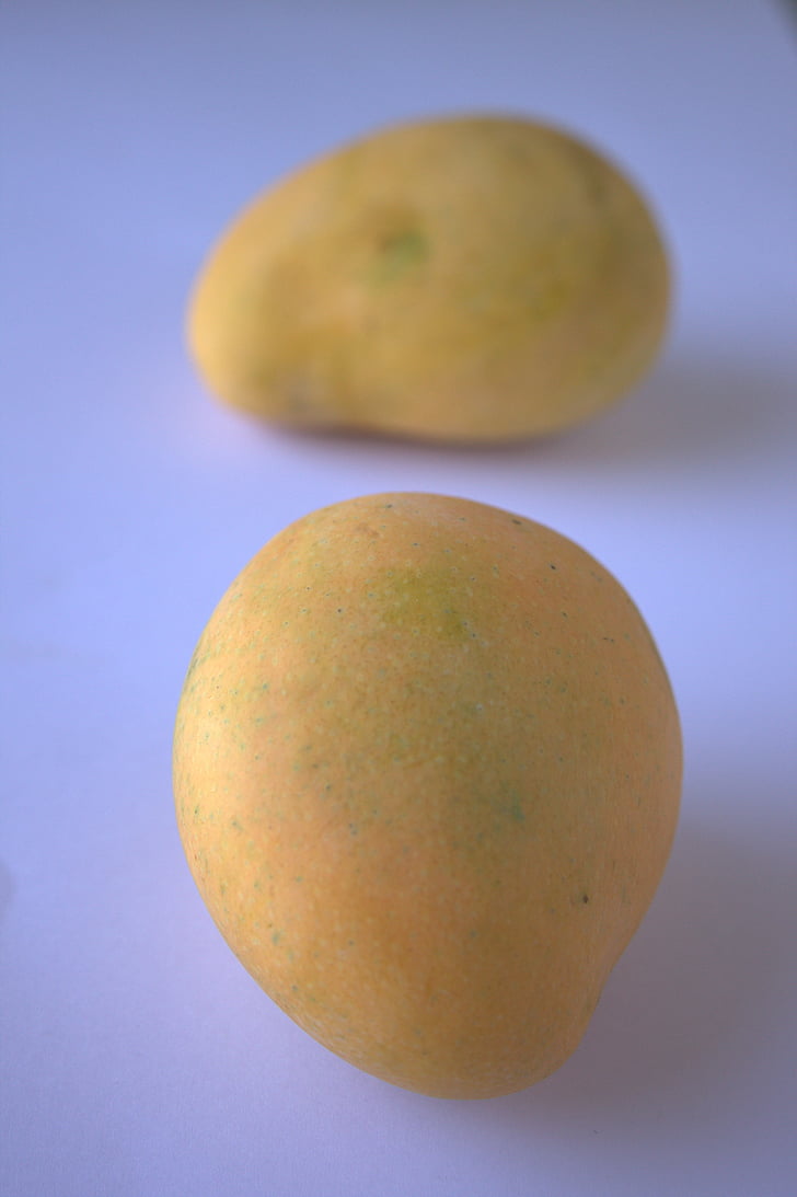 Alphonso mango, Mango, Makea, maukasta, Alphonso, keltainen, hedelmät