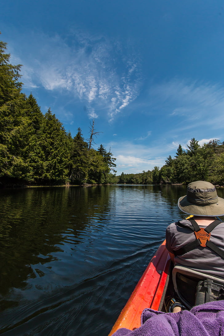 kayak, fiume, natura