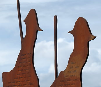 Паметник, Anzac, пешеходна пътека, Нюкасъл, Бар плаж, възпоменание, Австралия