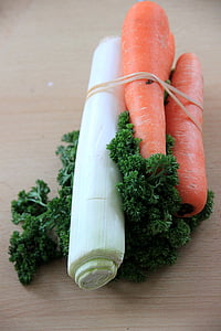 carote, Porro, prezzemolo, verdi di zuppa, governo federale, verdure, carota