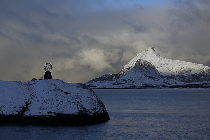 Norsko, Hurtigruten, polární kruh, Skandinávie, Příroda, krajina, Norge