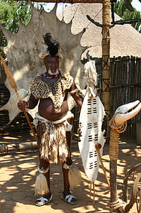 Swaziland, guerrier, Afrique du Sud