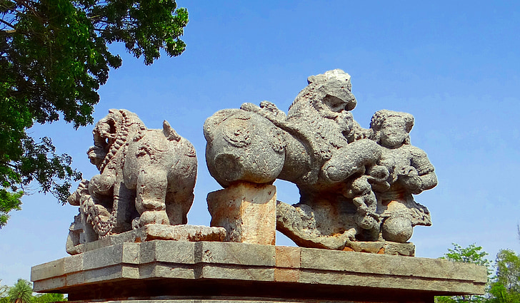 scultura, Tempio, Hindu, Halebidu, architettura Hoysala, religione, HALEBEEDU