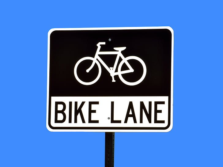 ที่ดินจักรยาน, ลงชื่อเข้าใช้, ป้าย, ป้ายถนน, จักรยาน, ถนน, จักรยาน