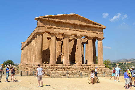 Agrigento, Sicilija, Italija, tempelj, Concord, zgodovinski, Zgodovina