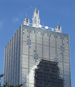 Dallas, budovy, Centrum města, kancelářské budovy, Skleněná fasáda, Architektura, Texas