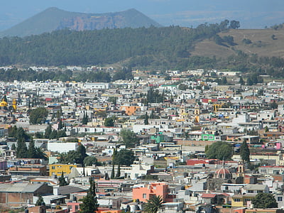 Cholula, Puebla, kostel, Mexiko
