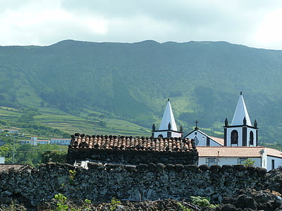 Pico, Azores, perjalanan, Gereja, pemandangan