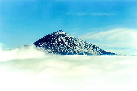 Teide, Gunung berapi, Gunung, Pico del teide, Kepulauan Canary, Tenerife, Gunung berapi