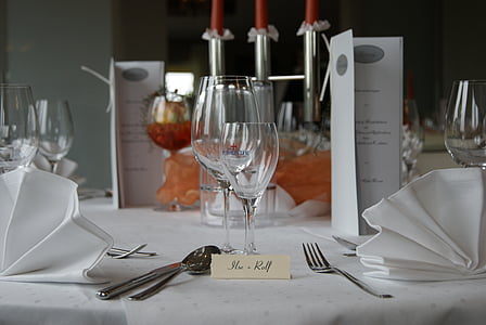 gastronomy, hotel, serving, commercial, glasses, table decoration, table