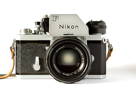 Nikon, fotoaparát, analógové, digitálny fotoaparát, fotografia, fotografovanie, objektív