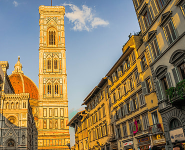 купол, Флоренция, Италия, Кафедральный собор, Церковь, здание, Архитектура