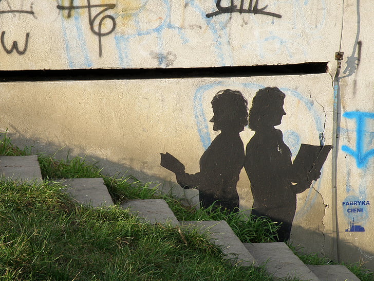 graffiti, zeď, textura