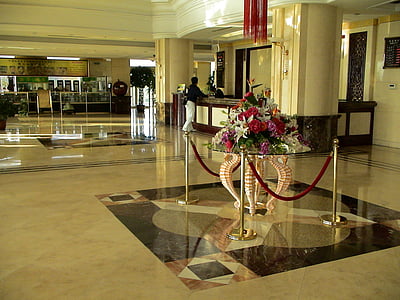 recepció, Hotel, hall d'entrada, interval d'entrada, Xina, Liaoning, fengcheng