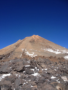 Teide, ηφαίστειο, κορυφή, τοπίο, βουνό, φύση, υψηλή