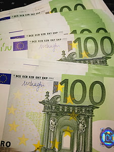 Euro, peniaze, bezpečné, úverové, financie, mince, meny