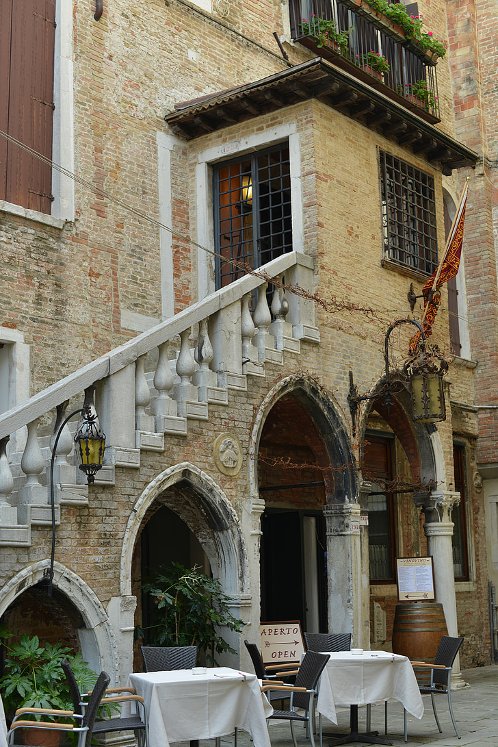 Benetke, restavracija, Italija, tabele