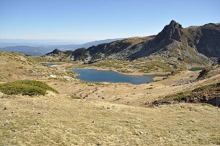 montagnes, Lac, nature, Bulgarie, Rila
