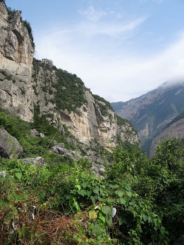 reťazec cliff, rieka, strmé, Mountain, Príroda, scenics, Príroda